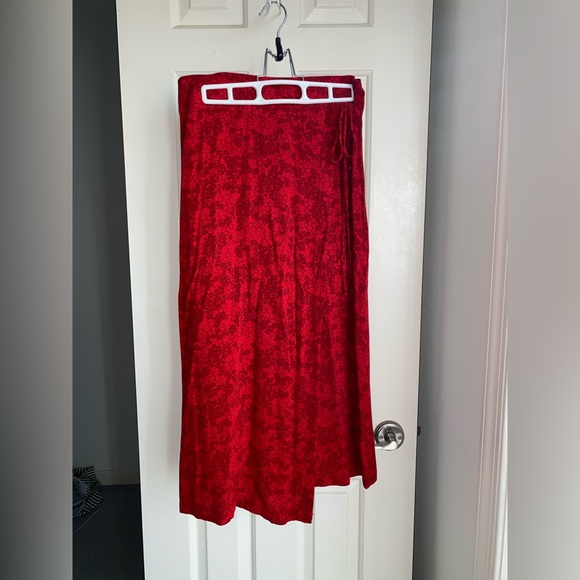 Free People Yasmin tied midi wrap skirt - Picture 2 of 5